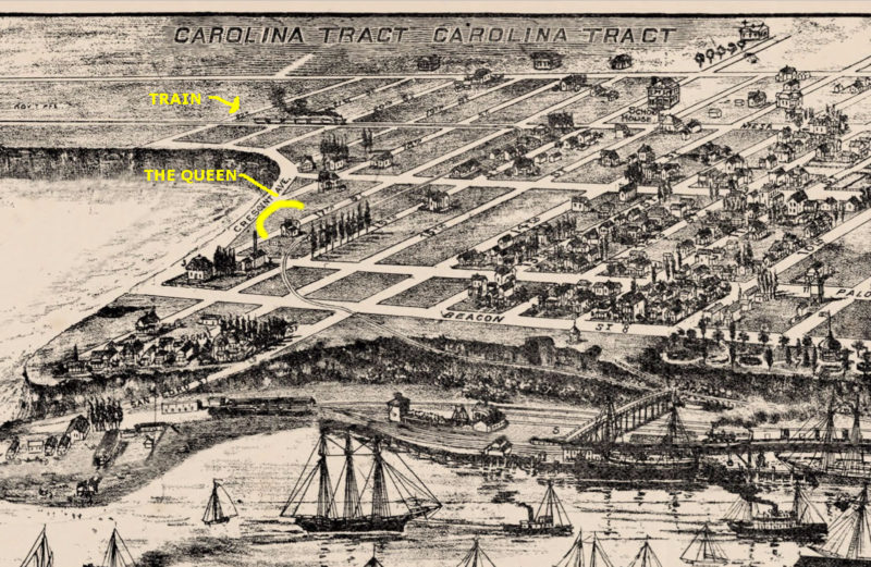 1895 Map San Pedro of Victorian By The Bay