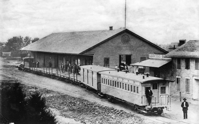 Historic photo of the Los Angeles & San Pedro Railroad
